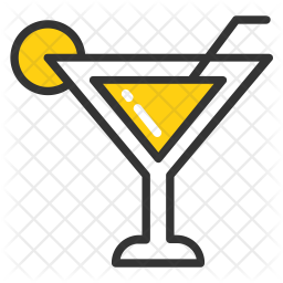 256x256 Margarita Icon Of Colored Outline Style