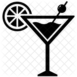 256x256 Margarita Icon Of Glyph Style