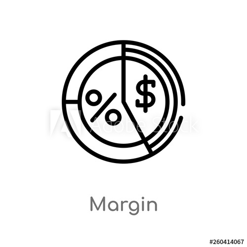 500x500 Outline Margin Vector Icon Isolated Black Simple Line Element