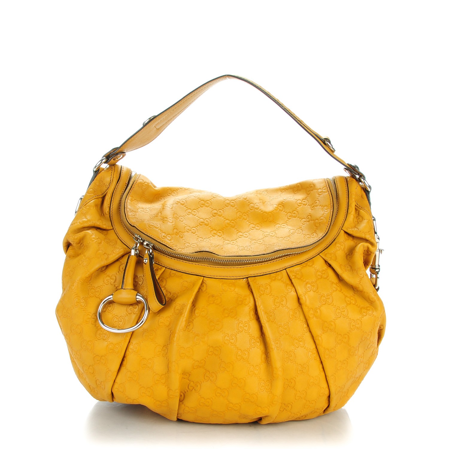 1500x1500 Gucci Guccissima Icon Bit Shoulder Bag Marigold