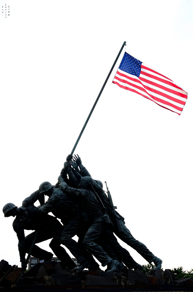 678x1024 Icon, Backlight, Marine Corps War Memorial
