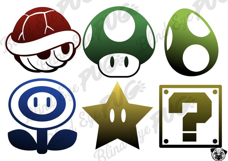 794x559 Mario Bros Icons Etsy