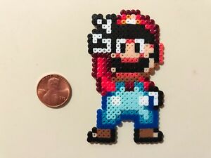 300x225 Mario Super Mario Bros Mini Bead Sprite Perler Hama Artkal Pixel