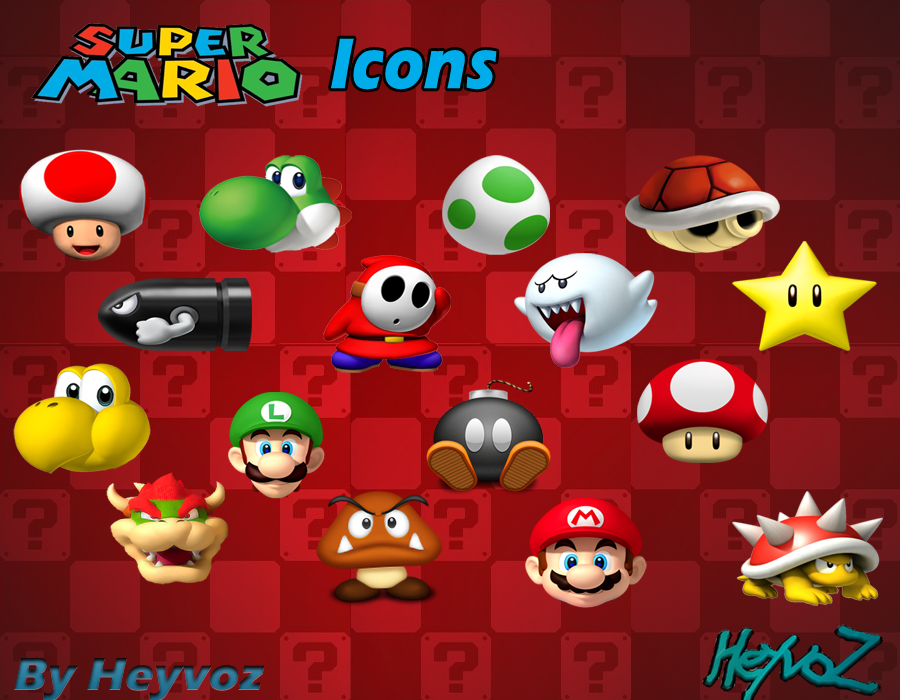 Mario Brothers Icon at Vectorified.com | Collection of Mario Brothers