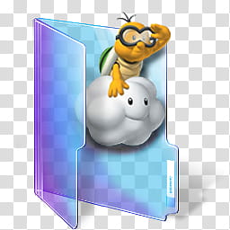 256x256 Super Mario Icons Folder Lakitu Search, White Cloud And Yellow