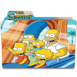 256x256 The Simpsons Folder Icon Download The Simpsons Folders Icons