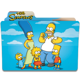 256x256 The Simpsons Folder Icon Download The Simpsons Folders Icons