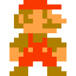 256x256 Retro Mario Icon