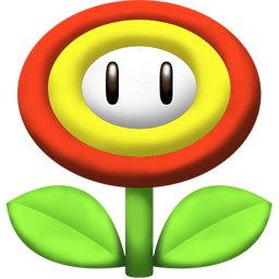 256x256 Fire Flower Icon Download Super Mario Icons Iconspedia