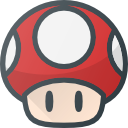 128x128 Mario Mushroom Icons