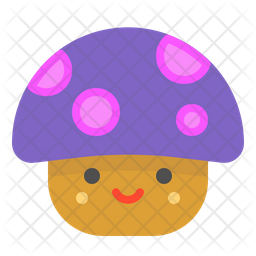 256x256 Mushroom Icon Of Flat Style