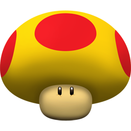 256x256 Mushroom Mega Icon Super Mario Iconset Sandro Pereira