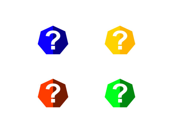 580x446 Hexagon Question Mark Icon Graphic