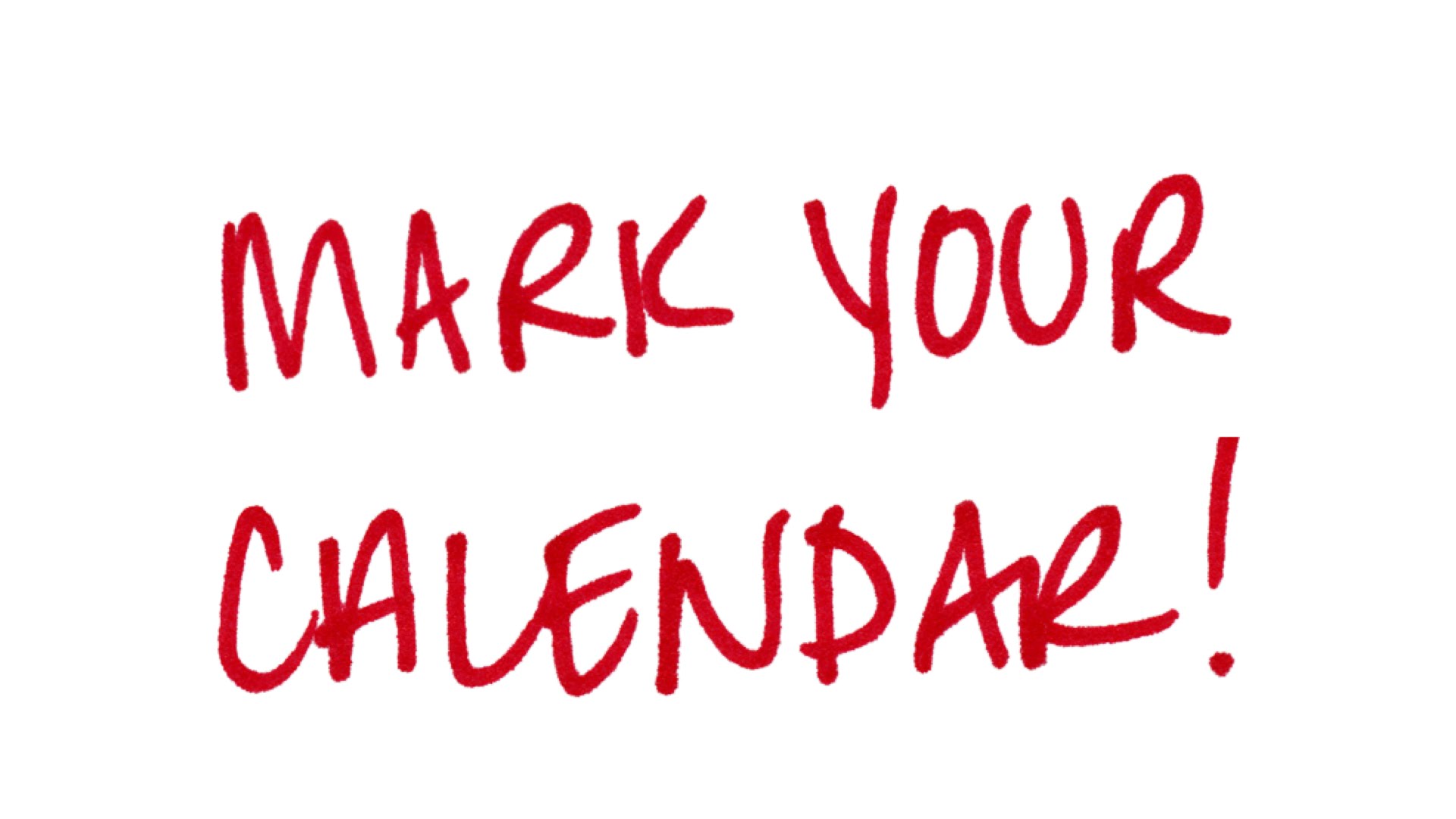 Mark Your Calendar Clipart 1920x1080 Mark Your Calendar Clipart