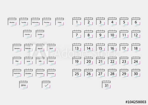 Calendar Icon, Vector Illustration Calendar Date Modern 500x357 Calendar Icon, Vector Illustration Calendar Date Modern