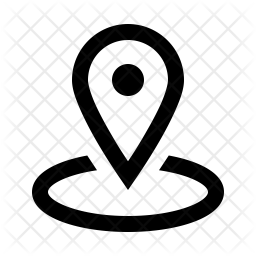 256x256 Place Marker Icon Of Line Style