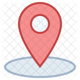 256x256 Place Marker Icon Of Colored Outline Style