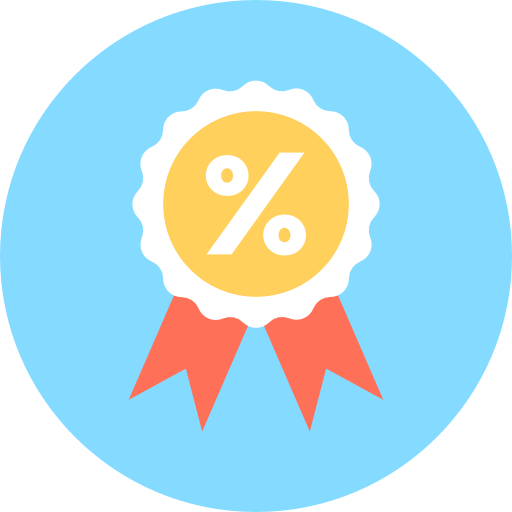 512x512 Percentage Icon Shopping Vectors Market