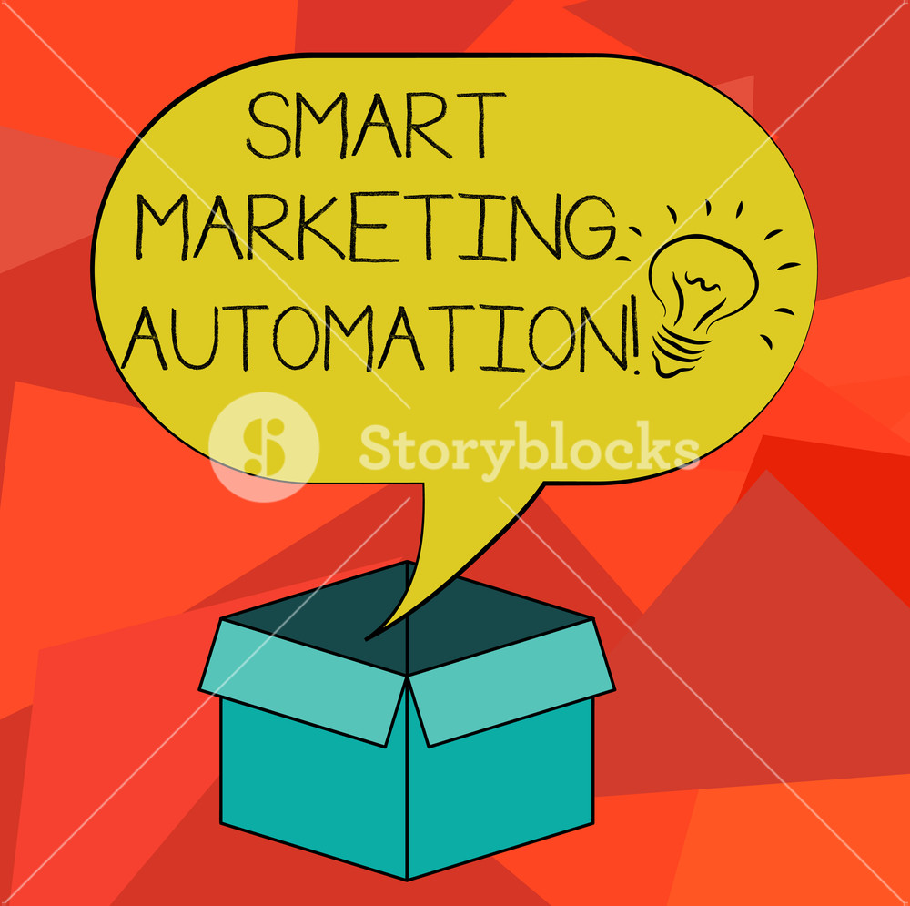 1000x995 Word Writing Text Smart Marketing Automation Business Concept