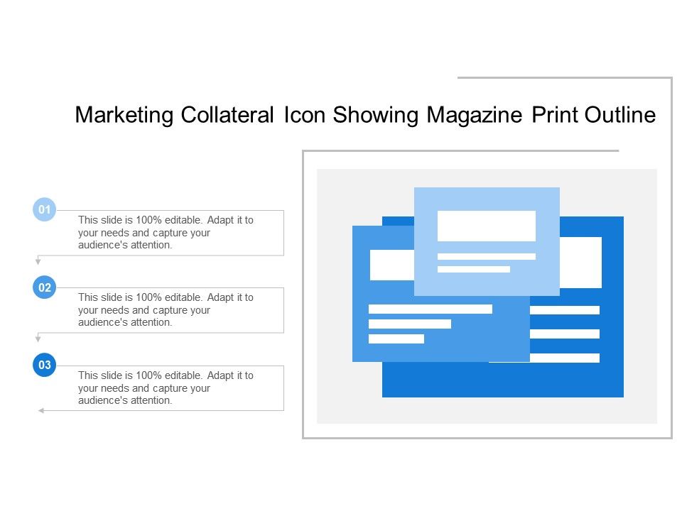 960x720 Marketing Collateral Icon Showing Magazine Print Outline