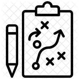 256x256 Marketing Plan Icon Of Line Style