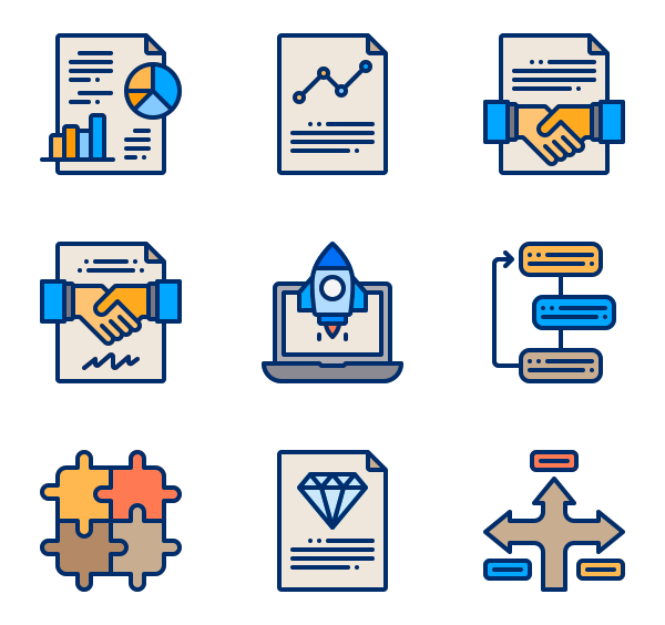 Marketing Strategy Icons 600x564 Marketing Strategy Icons