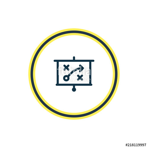 Vector Illustration Of Marketing Strategy Icon Line Beautiful 500x500 Vector Illustration Of Marketing Strategy Icon Line Beautiful