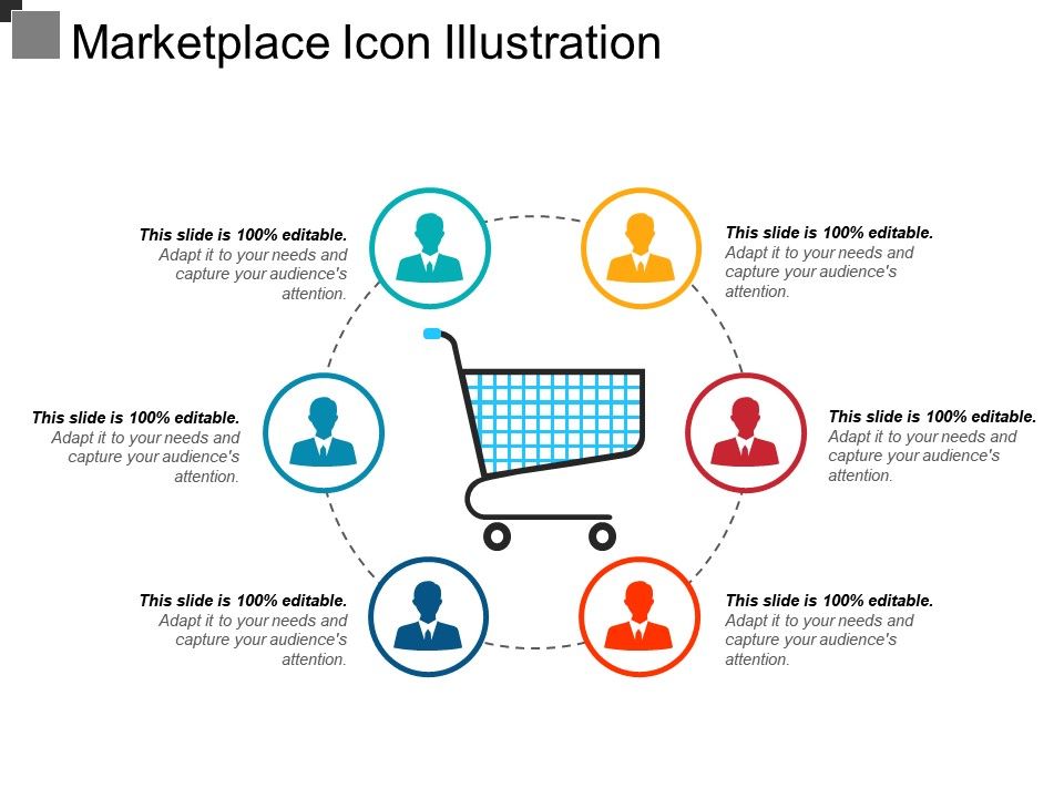 960x720 Marketplace Icon Illustration Powerpoint Templates Designs Ppt
