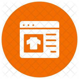 256x256 Marketplace Icon Of Glyph Style