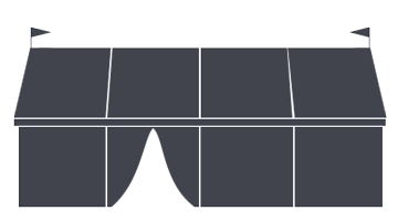 360x200 Traditional Vintage Marquee Hire