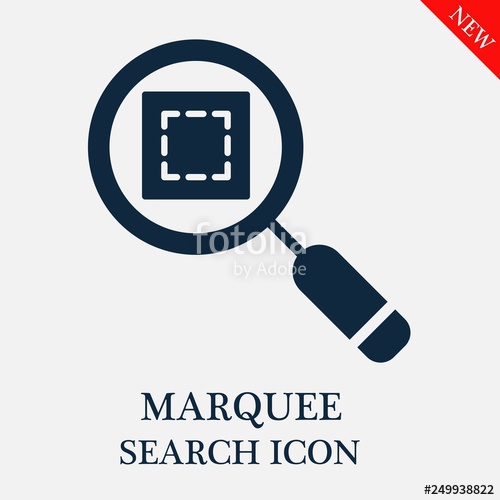 500x500 Search Marquee Icon Stock Image And Royalty Free Vector