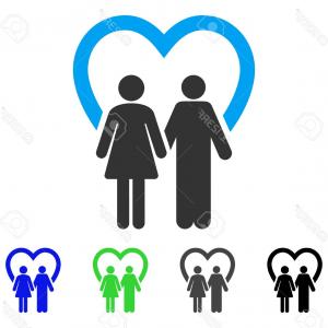 300x300 Marriage Icon Trendy Modern Flat Linear Catchsplace