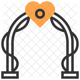 256x256 Marriage Icon Of Colored Outline Style