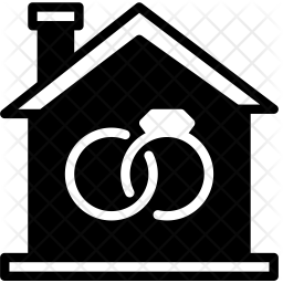 256x256 Marriage Icon Of Glyph Style