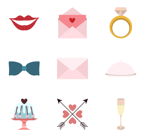 600x564 Marriage Icons