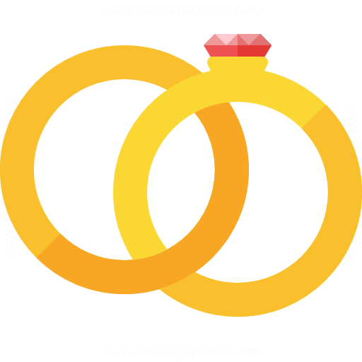 512x512 Iconexperience G Collection Wedding Rings Icon