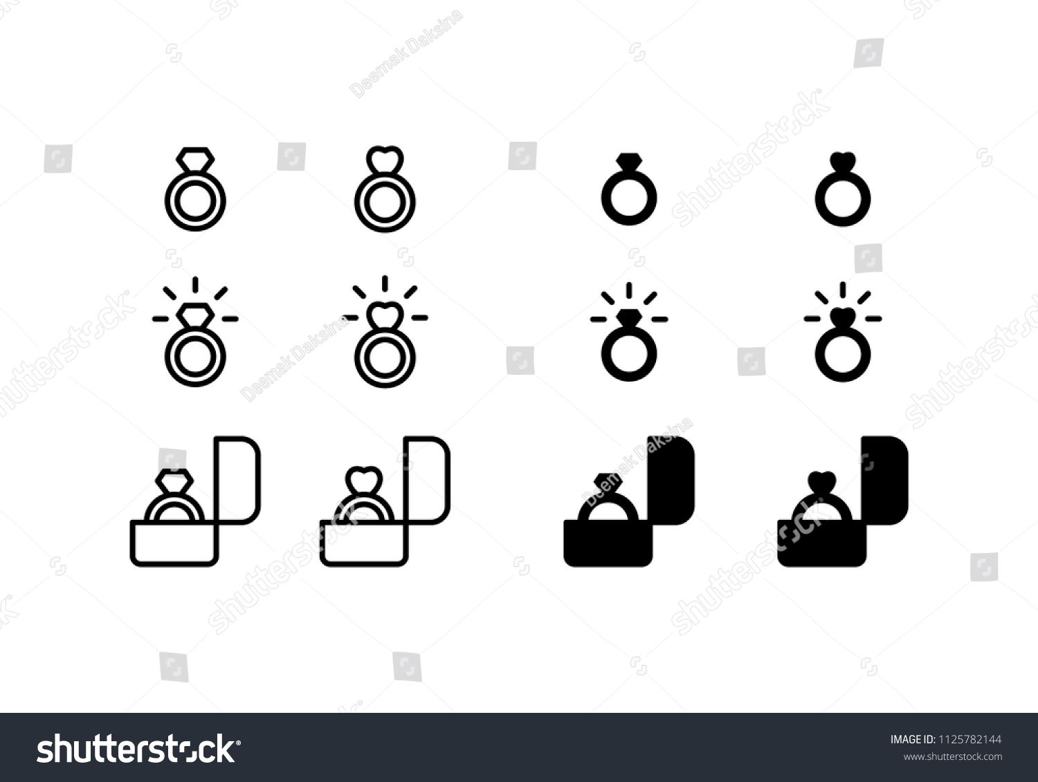 1500x1131 Ring Icon Set Ring, Wedding, Marriage, Engagement, Romance