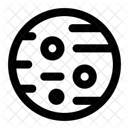 256x256 Mars Icon Of Line Style