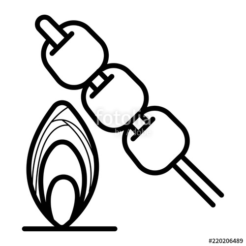 500x500 Marshmallow Icon Vector Stock Image And Royalty Free Vector