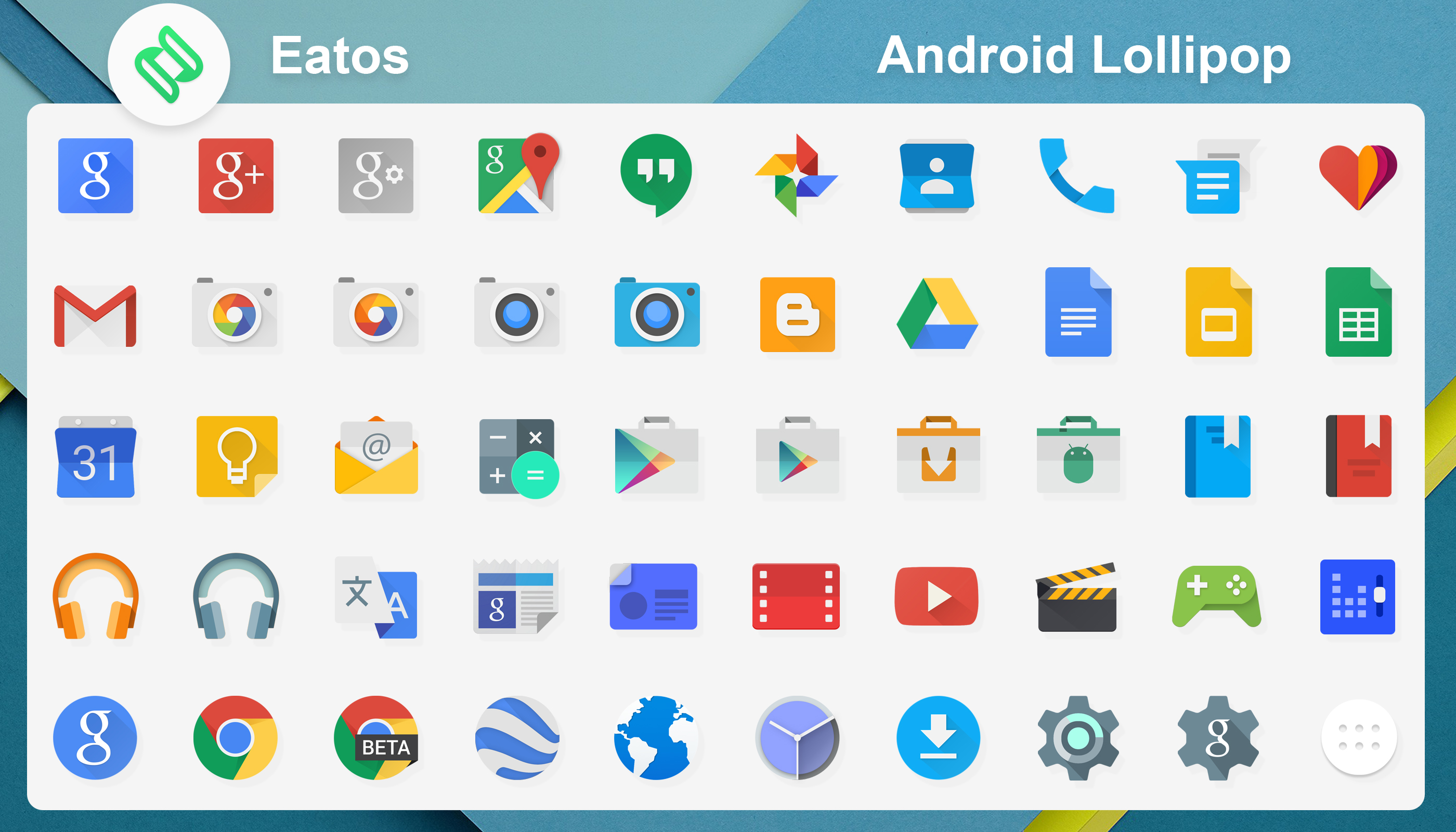 2800x1600 Android Lollipop Icons