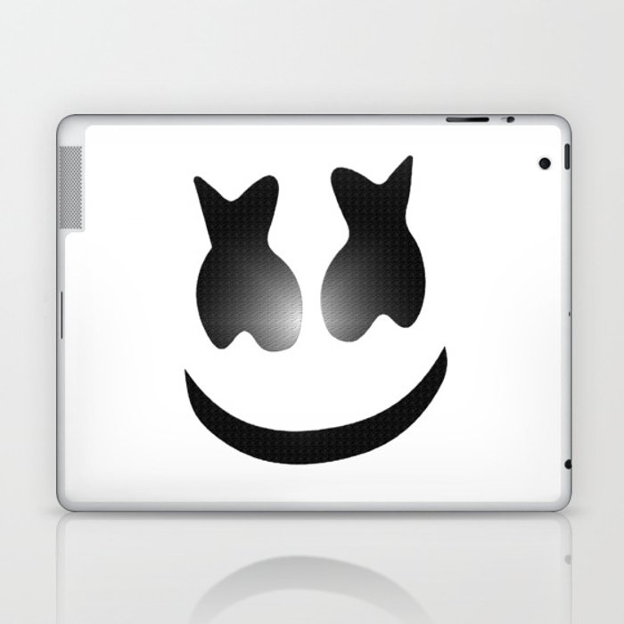 700x700 Marshmello Icon Textured Laptop Ipad Skin