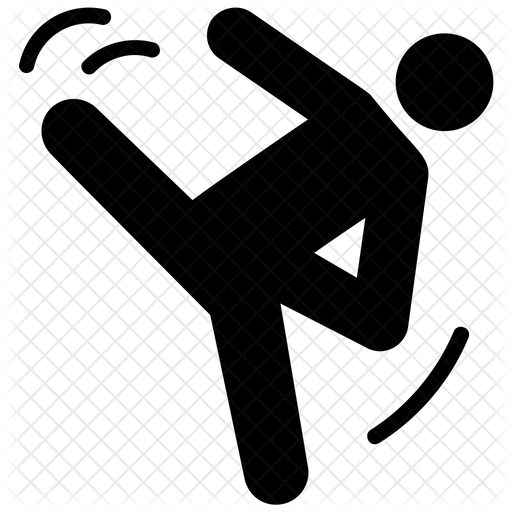 512x512 Martial Arts Icon Of Glyph Style