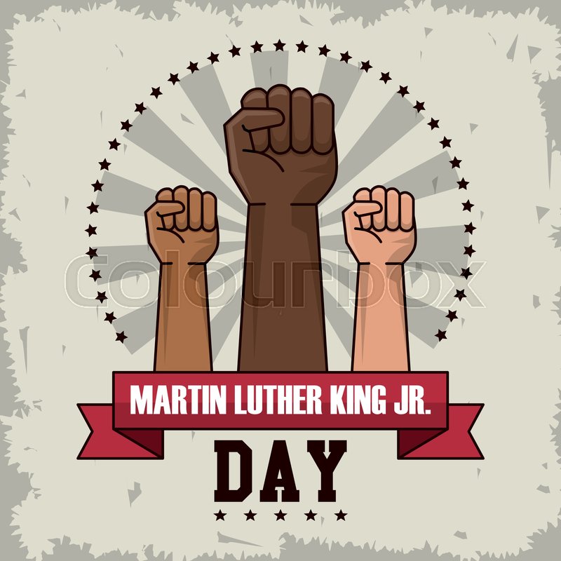 800x800 Martin Luther King Jr Day Icon Vector Stock Vector Colourbox