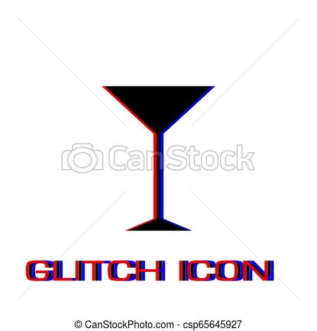 450x470 Martini Glass Icon Flat Simple Pictogram
