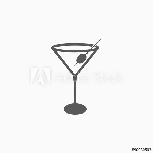 500x500 Martini Glass Icon