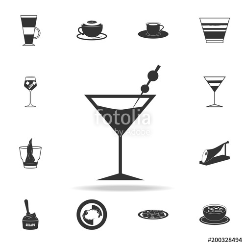 Martini Icon Detailed Set Of Italian Foods Illustrations Premium 500x500 Martini Icon Detailed Set Of Italian Foods Illustrations Premium