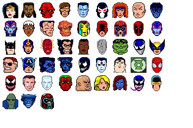 390x260 Heroes And Villains Iconset