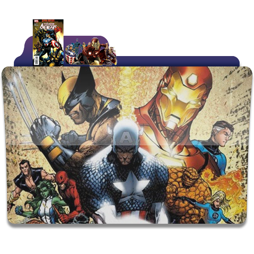 512x512 Marvel Folder Icons Images