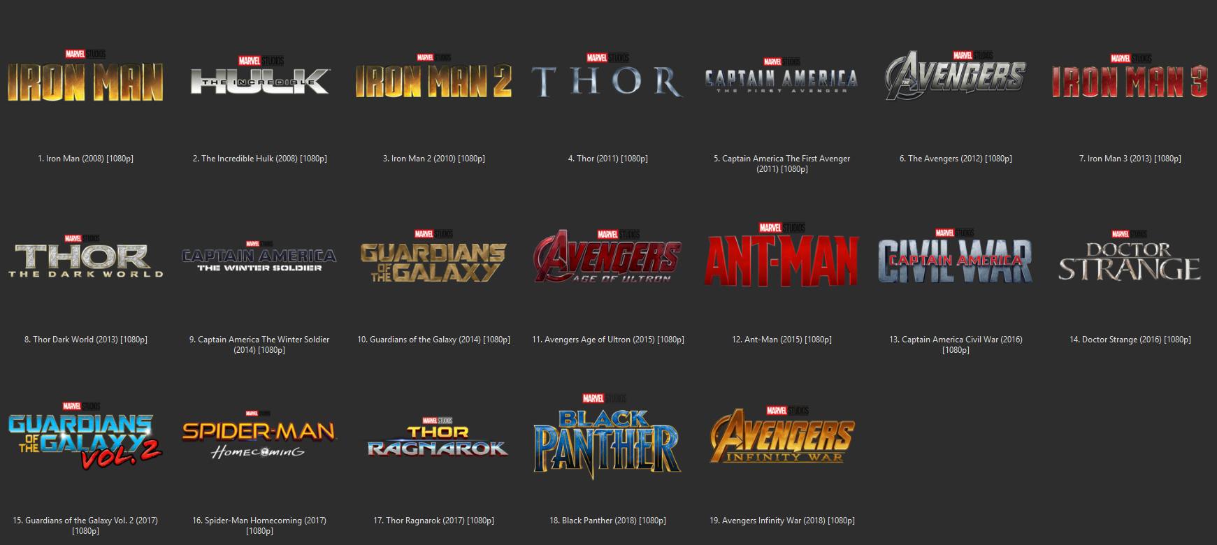 1741x780 Marvel Cinematic Universe Folder Icons