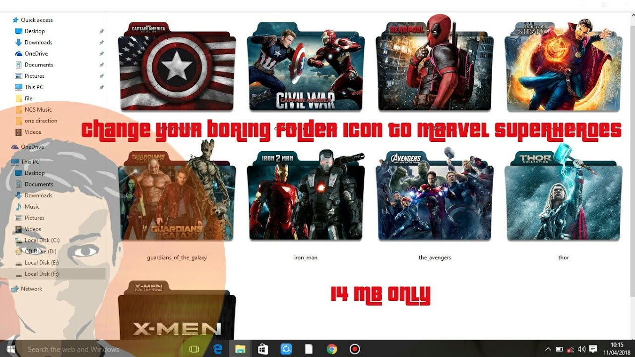 1280x720 To Change Your Boring Pc Folder Icons To Marvel Superheroes